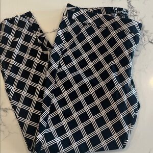 Express Monochrome Checkered Trousers